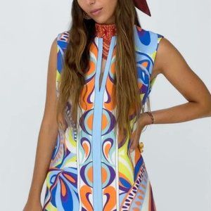 Zara Retro Mini Dress - Size Small